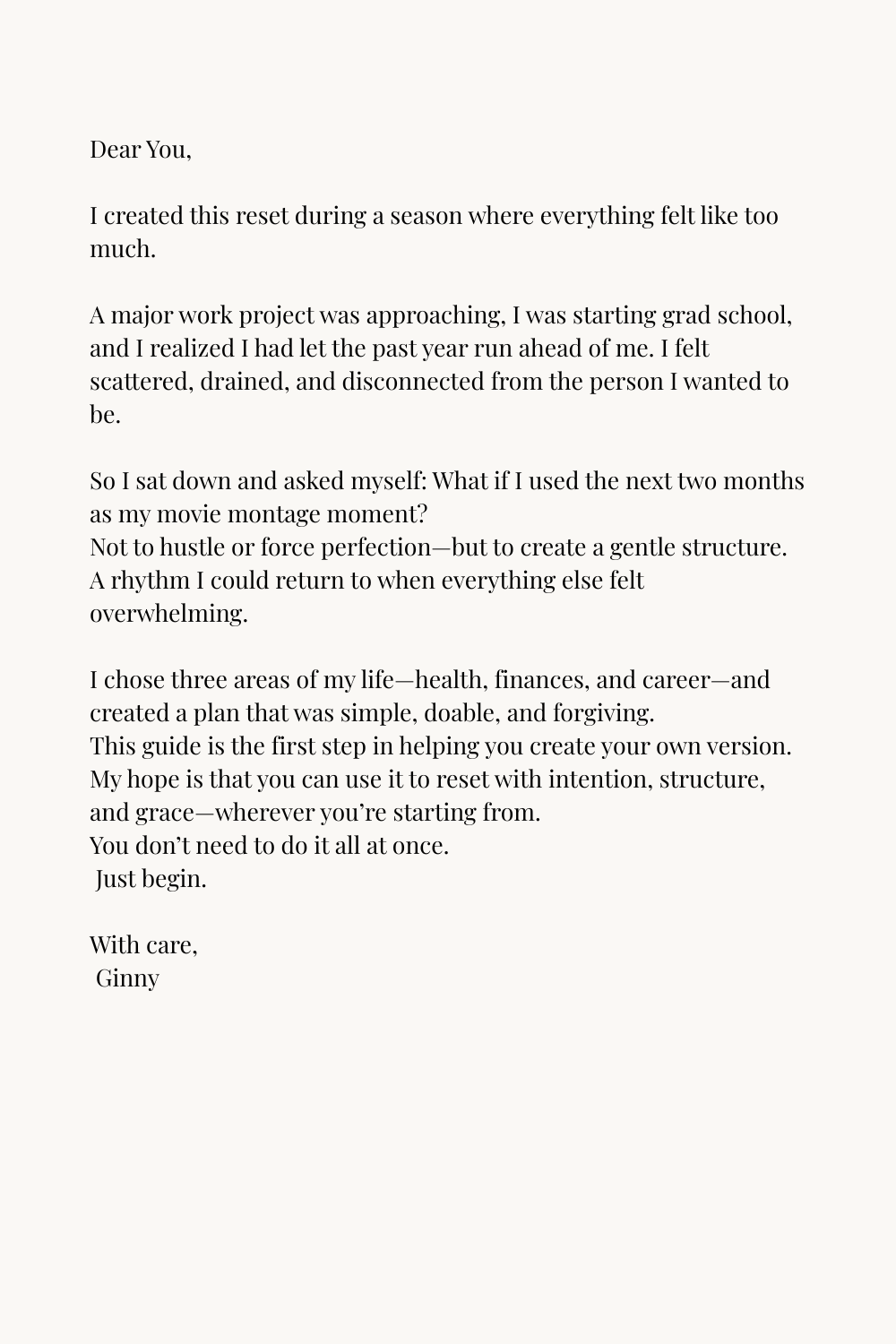 The 2-Month Reset Guide